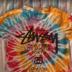 Stussy tye dye shirt ⛈